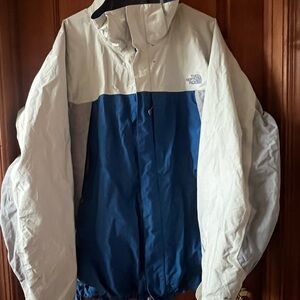 Blue,Cream,Gray Jacket, The NorthFace